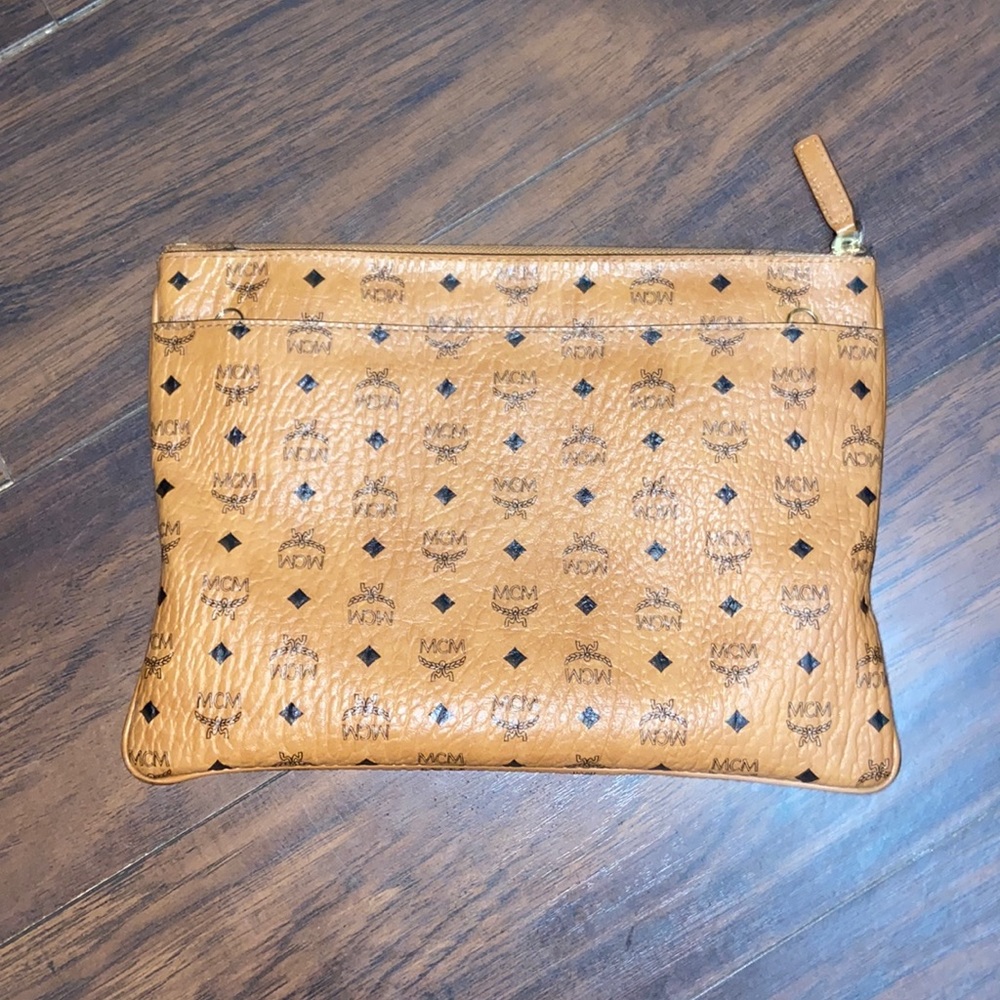 MCM Authentic Crossbody Pouch - Cognac/Medium - ACCEPTING ALL OFFERS!